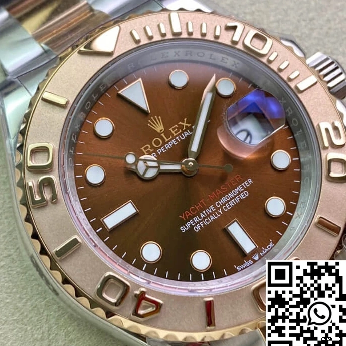 116621 AR Chocolate 40MM Dial Factory Rolex Yacht-Master 0113